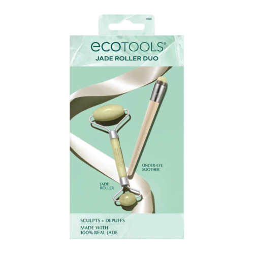 Ecotools - *Holidays* - Coffret rouleau visage et rouleau contour des yeux Jade Roller Duo