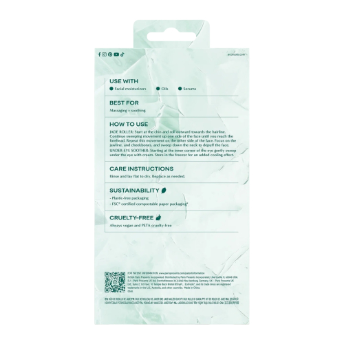 Ecotools - *Holidays* - Coffret rouleau visage et rouleau contour des yeux Jade Roller Duo