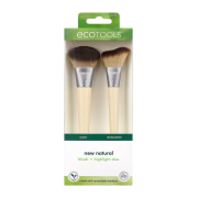 Ecotools - *New Natural* - Coffret de pinceaux Blush & Highlight Duo