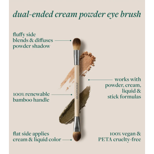 Ecotools - Pinceau double Cream & Powder