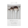 Ecotools - *Precious Metals* - Ensemble de 4 pinceaux Cheek + Eye Highlight