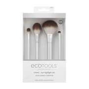 Ecotools - *Precious Metals* - Ensemble de 4 pinceaux Cheek + Eye Highlight