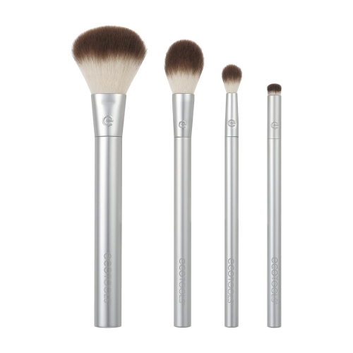 Ecotools - *Precious Metals* - Ensemble de 4 pinceaux Cheek + Eye Highlight