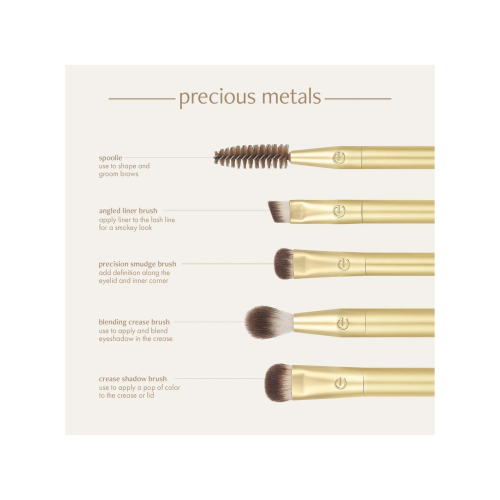 Ecotools - *Precious Metals* - Set de 5 pinceaux Brightening Eye