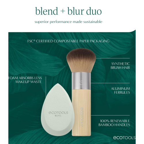 Ecotools - Set pinceaux et éponges