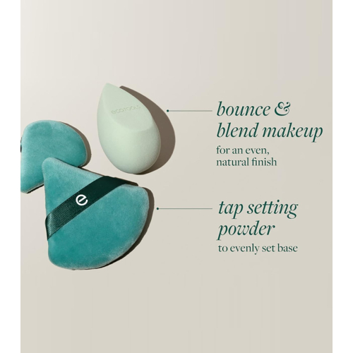 Ecotools - Ensemble de pinceaux + éponge The Blend and Set Kit