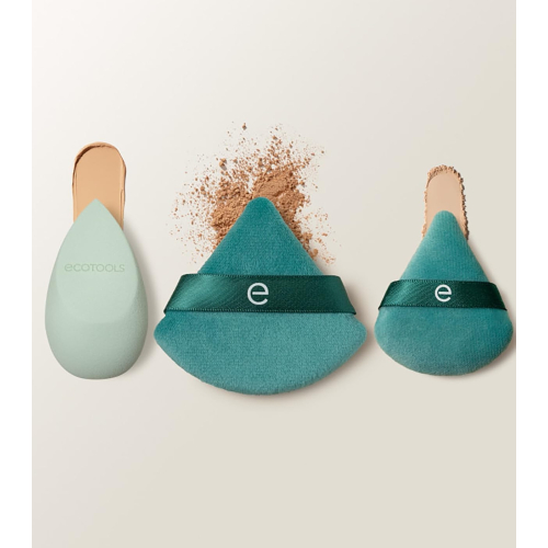 Ecotools - Ensemble de pinceaux + éponge The Blend and Set Kit