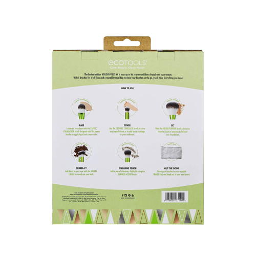 Ecotools - Ensemble de pinceaux Holiday Vibes