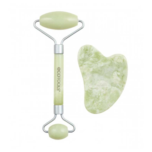 Ecotools - Ensemble rouleau facial et jade gua sha