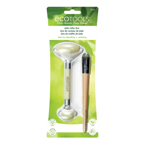 Ecotools - Coffret rouleau visage et rouleau contour des yeux Jade