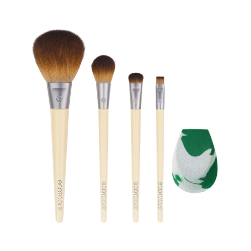 Ecotools - Set The Core Five pinceaux + éponge