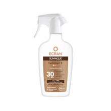 Ecran - *Sunnique* - Lait de protection solaire Broncea+ SPF30