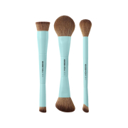 Eigshow - *Duo Series* - Ensemble de 3 pinceaux de maquillage à double embout - Blue