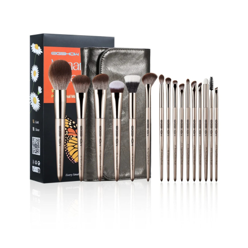 Eigshow - *Monarch Butterfly* - Ensemble de 16 pinceaux de maquillage