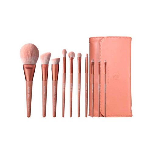 Eigshow - *Morandi Series* - Set 10 pinceaux de maquillage Ready To Roll - Coral