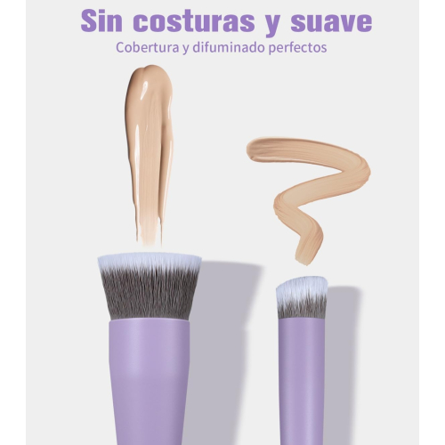 Eigshow - *Purple* - Pinceau visage double embout - D110P