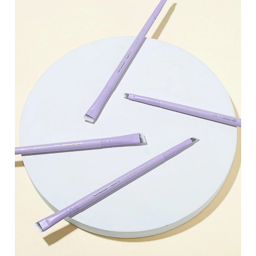 Eigshow - *Purple* - Pinceau double embout pour eyeliner et sourcils - D104P