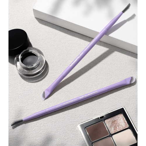 Eigshow - *Purple* - Pinceau double embout pour eyeliner et sourcils - D109P
