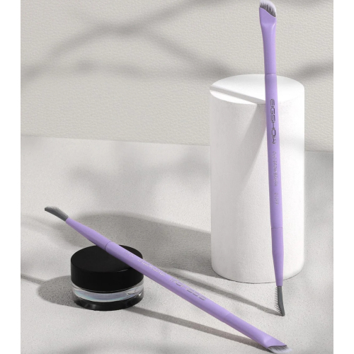 Eigshow - *Purple* - Pinceau double embout pour eyeliner et sourcils - D109P