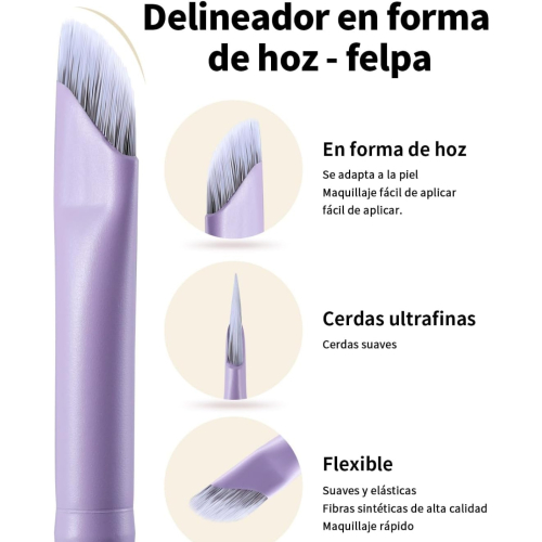 Eigshow - *Purple* - Pinceau eyeliner - E865MP
