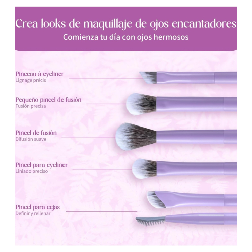 Eigshow - *Purple* - Ensemble de 5 pinceaux Eye Obsessed