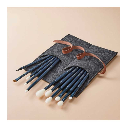 Eigshow - Set 11 pinceaux pour les yeux Jade Series - Tourmaline Blue