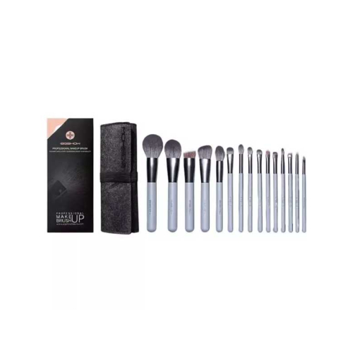 Eigshow - Set 15 pinceaux de maquillage Jade Series - Agate Grey