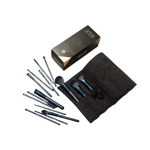 Eigshow - Set 15 pinceaux de maquillage Jade Series - Turmaline Blue