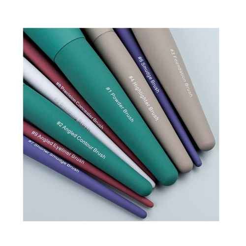 Eigshow - Set 9 pinceaux de maquillage Pro - Coloré