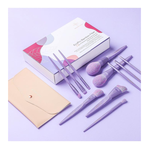 Eigshow - Ensemble de pinceaux (11 pièces) - Ecopro Bamboo - Mist Purple