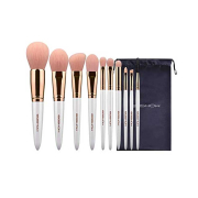 Eigshow - *Vegan Series* - Set 10 pinceaux en nanofibres - Rose Gold