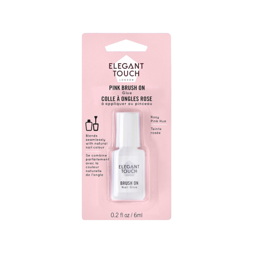 Elegant Touch - Colle à ongles Brush On - Pink