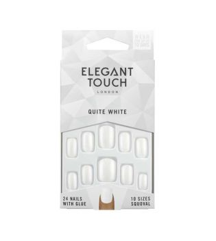 Elegant Touch - Faux ongles Colour Nails - Quite White