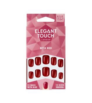 Elegant Touch - Faux ongles Colour Nails - Rich Red