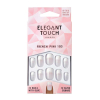 Elegant Touch - Faux ongles Natural French - 103: Medium Pink