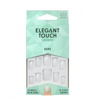 Elegant Touch - Faux ongles Totally Bare - 001: Square