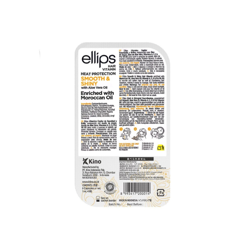 Ellips - Ampoules vitaminées capillaires à l'huile d'argan - Cheveux lisses et brillants