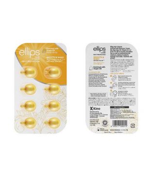 Ellips - Ampoules vitaminées capillaires à l'huile d'argan - Cheveux lisses et brillants