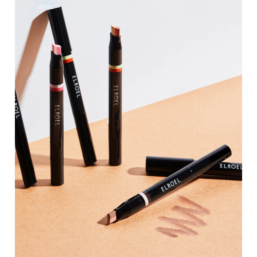 elroel - Fard à paupières en stick Blanc Double Shadow Stick - 10: Blue Lemon-Peach