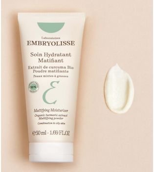 Embryolisse - Crème visage matifiante pour peaux mixtes à grasses à l'extrait de Curcuma