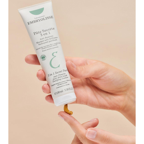 Embryolisse - Masque visage matifiant pour peaux mixtes à grasses à l'extrait de Curcuma