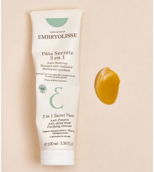 Embryolisse - Masque visage matifiant pour peaux mixtes à grasses à l'extrait de Curcuma