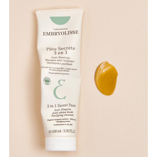 Embryolisse - Masque visage matifiant pour peaux mixtes à grasses à l'extrait de Curcuma