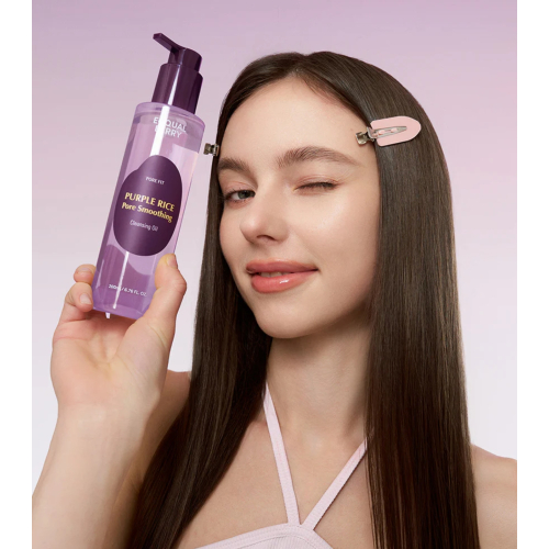 Eqqualberry - *Purple* - Huile nettoyante lissante pour les pores Purple Rice