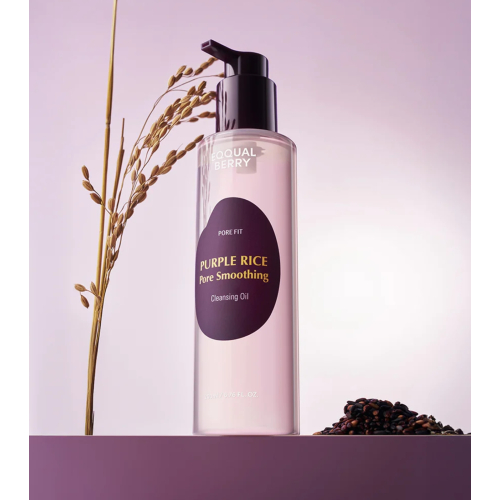 Eqqualberry - *Purple* - Huile nettoyante lissante pour les pores Purple Rice