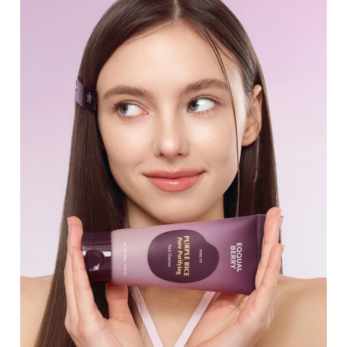 Eqqualberry - *Purple* - Nettoyant visage purifiant Purple Rice