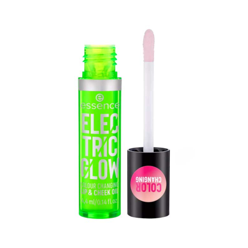 essence - Huile pour les lèvres et les joues Electric Glow Color Changing