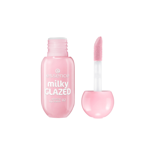 essence - Baume à lèvres Milky Glazed - 02: Strawberry Whip