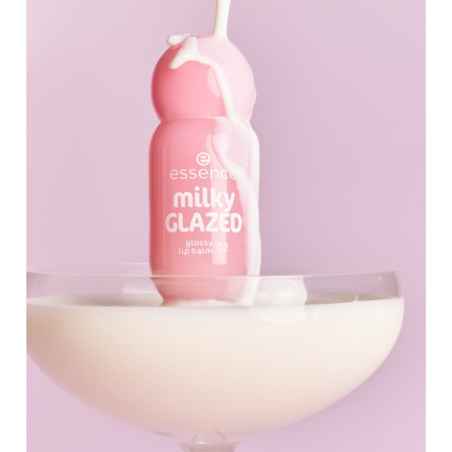 essence - Baume à lèvres Milky Glazed - 02: Strawberry Whip