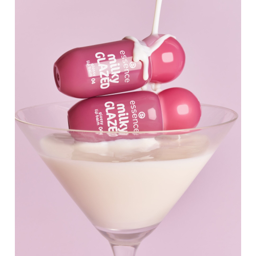 essence - Baume à lèvres Milky Glazed - 04: Berry Au Lait
